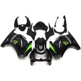0208 Fairing Kawasaki Ninja 250 Ex250R 08 09 10 11 12 Black Monster